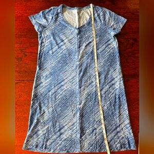 J.Jill PureJill Print Tshirt Dress Medium Blue